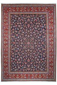  Orientalischer Sarouk Teppich 296X412 Dunkelrot/Schwarz Großer Wolle, Persien/Iran