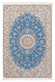  Persischer Nain 9La Teppich 103X153 Dunkelgrau/Beige (Wolle, Persien/Iran)