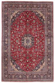 Tapete Oriental Kashan 334X462 Vermelho Escuro/Preto Grande (Lã, Pérsia/Irão)