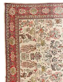 絨毯 Sarouk 261X370 茶色/ベージュ 大きな (ウール, ペルシャ/イラン)