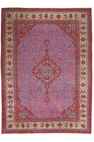 Tapete Persa Kashan 237X326 Vermelho Escuro/Rosa Escuro (Lã, Pérsia/Irão)