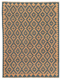 177X234 絨毯 オリエンタル キリム カシュガイ 茶色/ブラック ( ペルシャ/イラン) Carpetvista