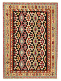 176X243 Dywan Orientalny Kilim Kaszkaj Pomarańczowy/Ciemnoczerwony ( Persja/Iran) Carpetvista