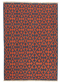 173X246 Kelim Ghashghai Teppich Orientalischer Dunkelrot/Schwarz ( Persien/Iran) Carpetvista