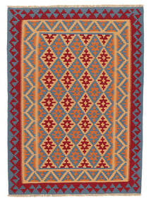 Tappeto Persiano Kilim Ghashghai 172X237 Rosso Scuro/Arancione ( Persia/Iran)