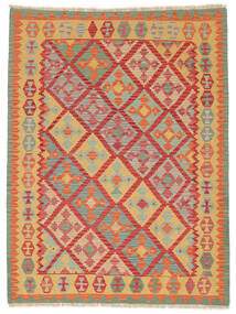  Oriental Kilim Qashqai Rug 180X240 Orange/Red Persia/Iran Carpetvista
