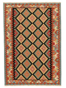  Persischer Kelim Ghashghai Teppich 167X239 Dunkelrot/Schwarz Carpetvista