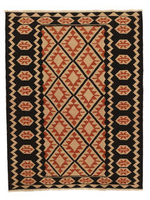 Tappeto Persiano Kilim Ghashghai 181X233 Nero/Marrone ( Persia/Iran)