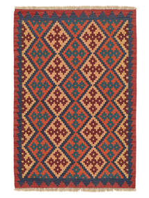 Kelim Ghashghai Teppich 103X152 Dunkelrot/Schwarz Persien/Iran Carpetvista