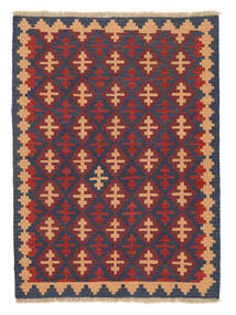  Persischer Kelim Ghashghai Teppich 107X146 Dunkelrot/Schwarz Carpetvista