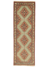68X198 Dywan Colored Vintage Nowoczesny Chodnikowy Brunatny/Pomarańczowy (Wełna, Persja/Iran) Carpetvista
