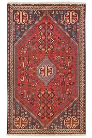 Tapete Abadeh 59X99 Vermelho Escuro/Preto (Lã, Pérsia/Irão)