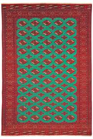Tapete Turcomano 234X332 Vermelho Escuro/Verde Escuro (Lã, Pérsia/Irão)