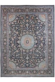  Orientalischer Maschad Teppich 293X388 Dunkelgrau/Schwarz Großer Wolle, Persien/Iran