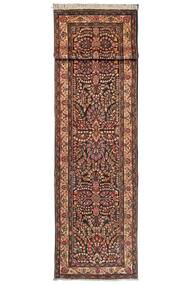  Persialainen Mahal Matot Matto 110X508 Käytävämatto Ruskea/Musta (Villa, Persia/Iran)