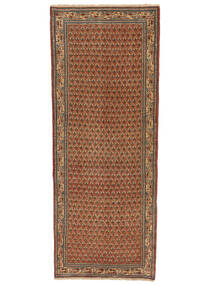 Colored Vintage Teppe 80X206Løpere Brun/Mørk Rød Ull, Persia/Iran Carpetvista