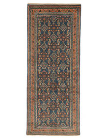 Colored Vintage Rug 72X178 Runner
 Brown/Black Wool, Persia/Iran Carpetvista