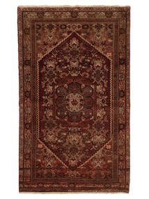 134X222 Colored Vintage Teppich Moderner Schwarz/Braun (Wolle, Persien/Iran) Carpetvista