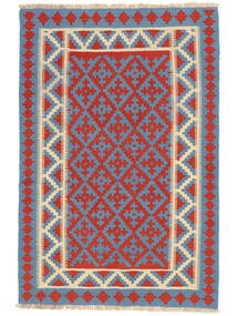 124X183 Alfombra Kilim Gashgai Oriental Azul Oscuro/Rojo Oscuro (Persia/Irán) Carpetvista