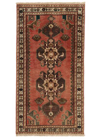 101X194 Colored Vintage Matta Modern Brun/Svart (Ull, Persien/Iran) Carpetvista