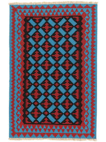  121X183 Kelim Ghashghai Teppich Dunkelblau/Schwarz Persien/Iran Carpetvista