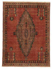 155X212 Colored Vintage Teppich Moderner Dunkelrot/Braun (Wolle, Persien/Iran) Carpetvista