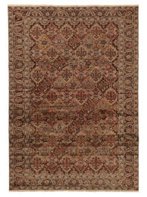  Persischer Colored Vintage Teppich 217X305 Braun/Schwarz (Wolle, Persien/Iran)