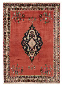  Persialainen Afshar/Sirjan Matot 174X241 Tummanpunainen/Ruskea Carpetvista