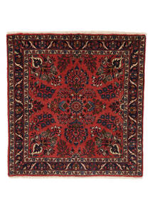 103X106 Mehraban Teppich Orientalischer Quadratisch Schwarz/Dunkelrot (Wolle, Persien/Iran) Carpetvista