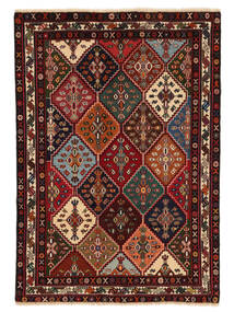 Afshar/Sirjan Teppich 120X168 Schwarz/Dunkelrot Wolle, Persien/Iran Carpetvista