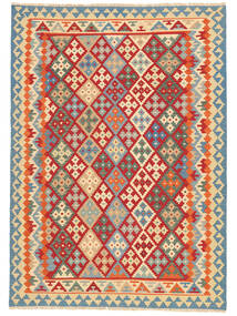  Persialainen Kelim Ghashghai Matot Matto 217X301 Tummanharmaa/Tummanpunainen ( Persia/Iran)