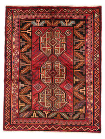  Persian Lori Rug 147X189 Dark Red/Black (Wool, Persia/Iran)
