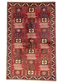  Persian Lori Rug 134X211 Dark Red/Black (Wool, Persia/Iran)