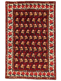 Ghashghai Fine Teppe 132X202 Mørk Rød/Svart Ull, Persia/Iran Carpetvista