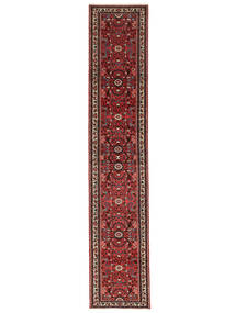  Persian Rudbar Rug 82X416 Dark Red/Black Carpetvista