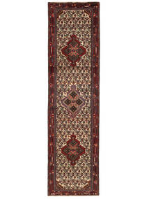81X301 Tappeto Orientale Asadabad Passatoie Nero/Marrone (Lana, Persia/Iran) Carpetvista
