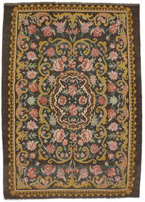  Oriental Rose Kilim Moldavia Rug 208X290 Brown/Black Wool, Moldova