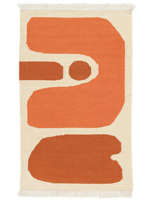  Washable 100X160 Blobber Orange Small Rug