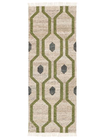  Washable Indoor/Outdoor Rug 85X240 Cosmou Green Runner
 Small