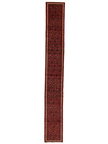  Oriental Hosseinabad Rug 77X581 Runner
 Black/Dark Red Wool, Persia/Iran Carpetvista