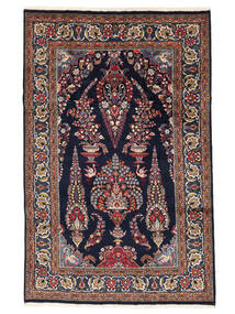  Persian Kashmar Rug 196X304 Black/Dark Red (Wool, Persia/Iran)