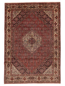  198X285 Bidjar Zandjan Teppich Dunkelrot/Schwarz Persien/Iran Carpetvista