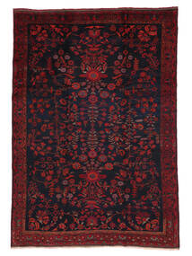 Tapete Afshar/Sirjan Ca. 1930 201X284 Preto/Vermelho Escuro (Lã, Pérsia/Irão)