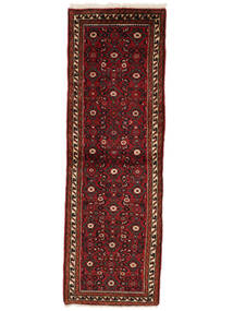  63X197 Hosseinabad Rug Runner
 Black/Dark Red Persia/Iran Carpetvista