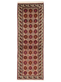 Afshar Shahre Babak Rug 65X180 Runner
 Dark Red/Black Wool, Persia/Iran Carpetvista