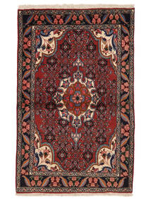  Persisk Bidjar Teppe 102X161 Svart/Mørk Rød (Ull, Persia/Iran)