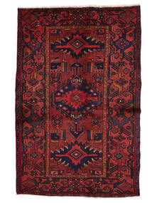  130X197 Hamadan Covor Negru/Dark Red Persia/Iran
 Carpetvista