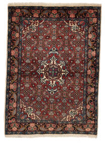 105X146 Alfombra Bidjar Oriental Negro/Rojo Oscuro (Lana, Persia/Irán) Carpetvista