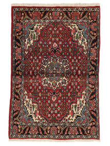 96X147 Bidjar Rug Oriental Black/Dark Red (Wool, Persia/Iran) Carpetvista
