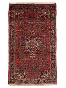 98X167 Alfombra Bidjar Oriental Negro/Rojo Oscuro (Lana, Persia/Irán) Carpetvista